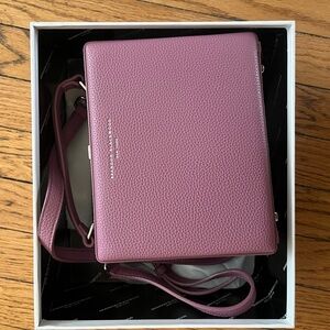 Brandon Blackwood Elegant Purple Crossbody Bag